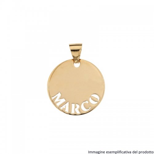 Yellow Gold Pendant Customizable Name 803321732817