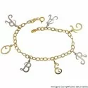 Yellow White Gold Bracelet Customizable Name 803321736923