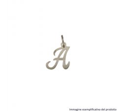 Initial Letter Pendant Name White Gold 803321716023