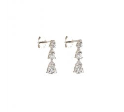 Women's Tennis Earrings in White Gold 803321726718