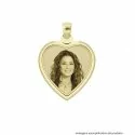 Heart-shaped engraved medal with rounded frame CIB 35.1 AU