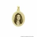 Oval engraved medal with frame OIB 19.6 AU