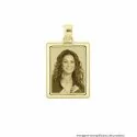 Rectangular engraved medal with rounded frame RIB 11.6 AU