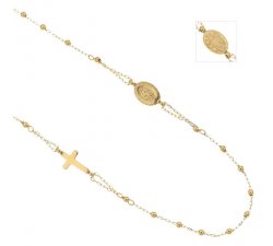 Round Rosary Necklace Yellow Gold 803321734905