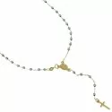 Collana Rosario Oro Bianco Giallo Madonna Miracolosa 803321716849