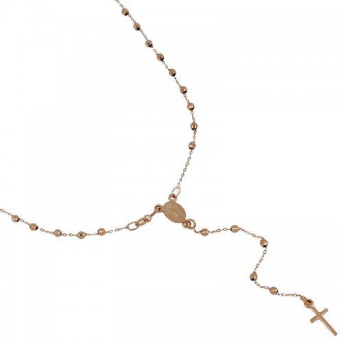 Rosary Necklace Rose Gold 803321716862