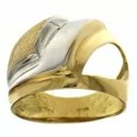 Yellow White Gold Woman Ring 803321712989