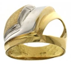 Anello Donna Oro Giallo Bianco 803321712989