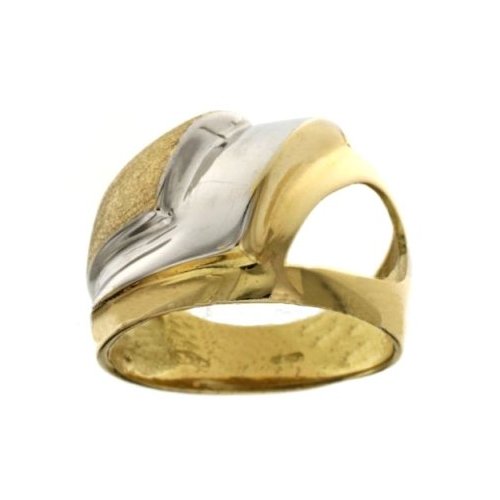 Yellow White Gold Woman Ring 803321712989