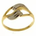 Yellow White Gold Woman Ring 803321714423