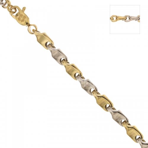 Herrenarmband aus Gelb- und Weißgold 80332174697