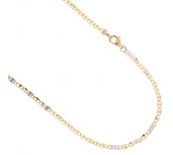 Yellow and White Gold Men's Necklace 803321736596
