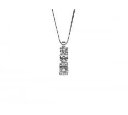 Necklace Promesse Jewelery Woman Trilogy Diamonds GTRY