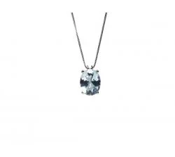 Necklace Promesse Jewelery Woman Aquamarine PDVA