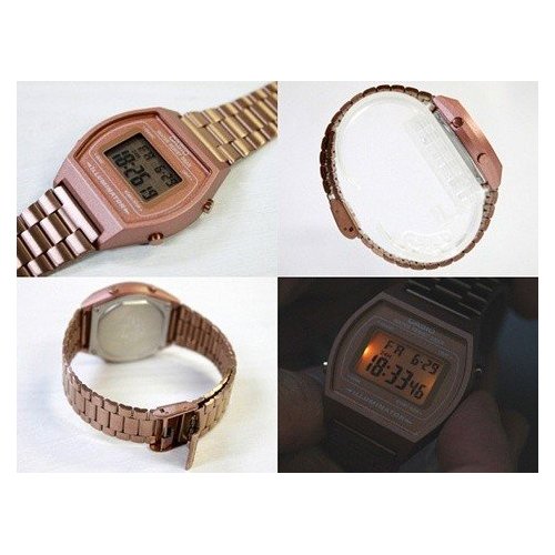 CASIO B640WC-5AEF Vintage-Uhr aus bronzefarbenem PVD-Stahl
