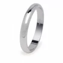 DIANA Classic Wedding Ring 3 grams Narrow band White gold