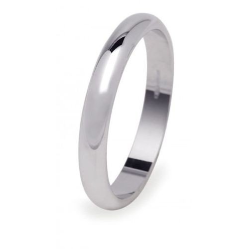 DIANA Classic Wedding Ring 3 grams Narrow band White gold