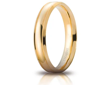 Yellow gold wedding rings