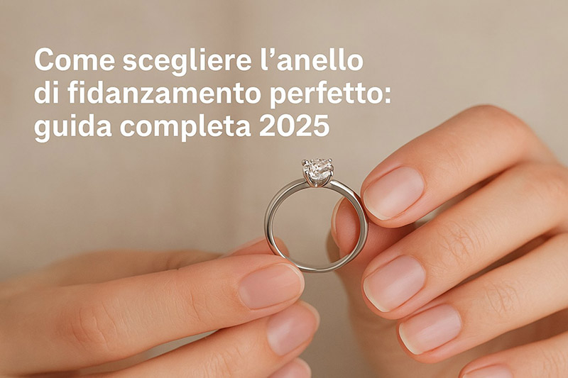 Come scegliere l'anello di fidanzamento perfetto: guida completa 2025